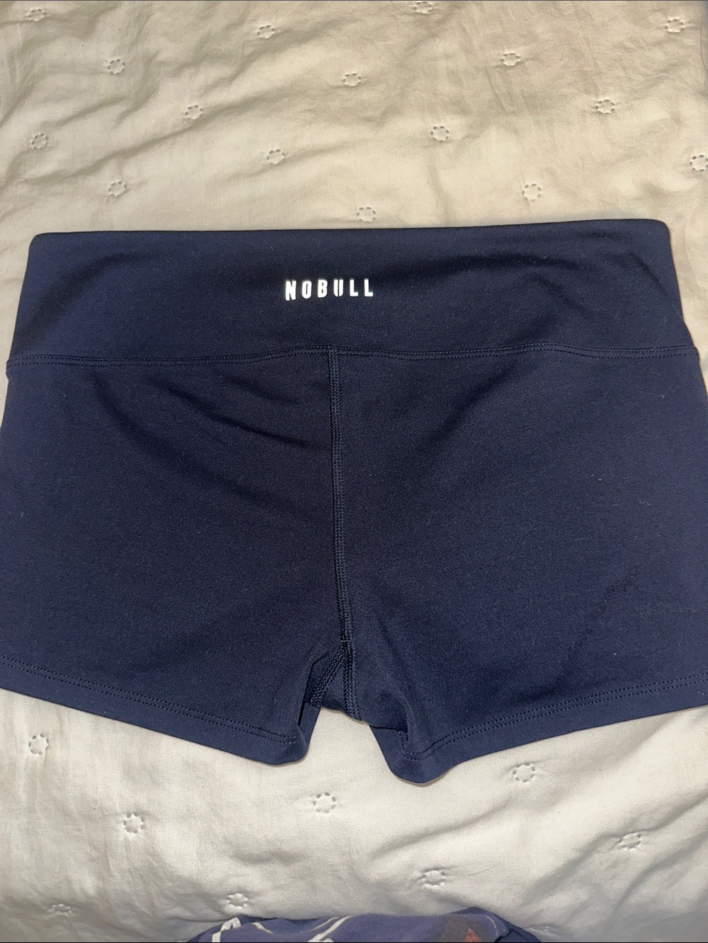 NOBULL Women's Dark Navy High-Waist Bike Shorts